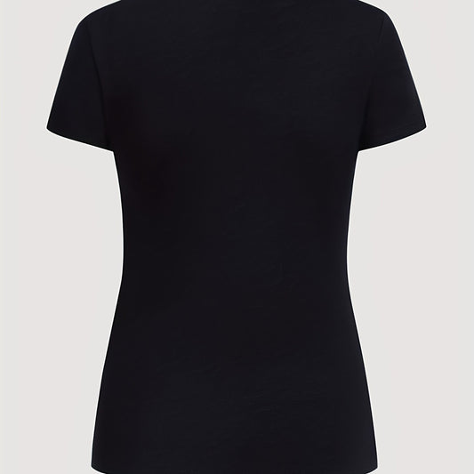 Women's V-neck Slim-fit Top for Ondaum
