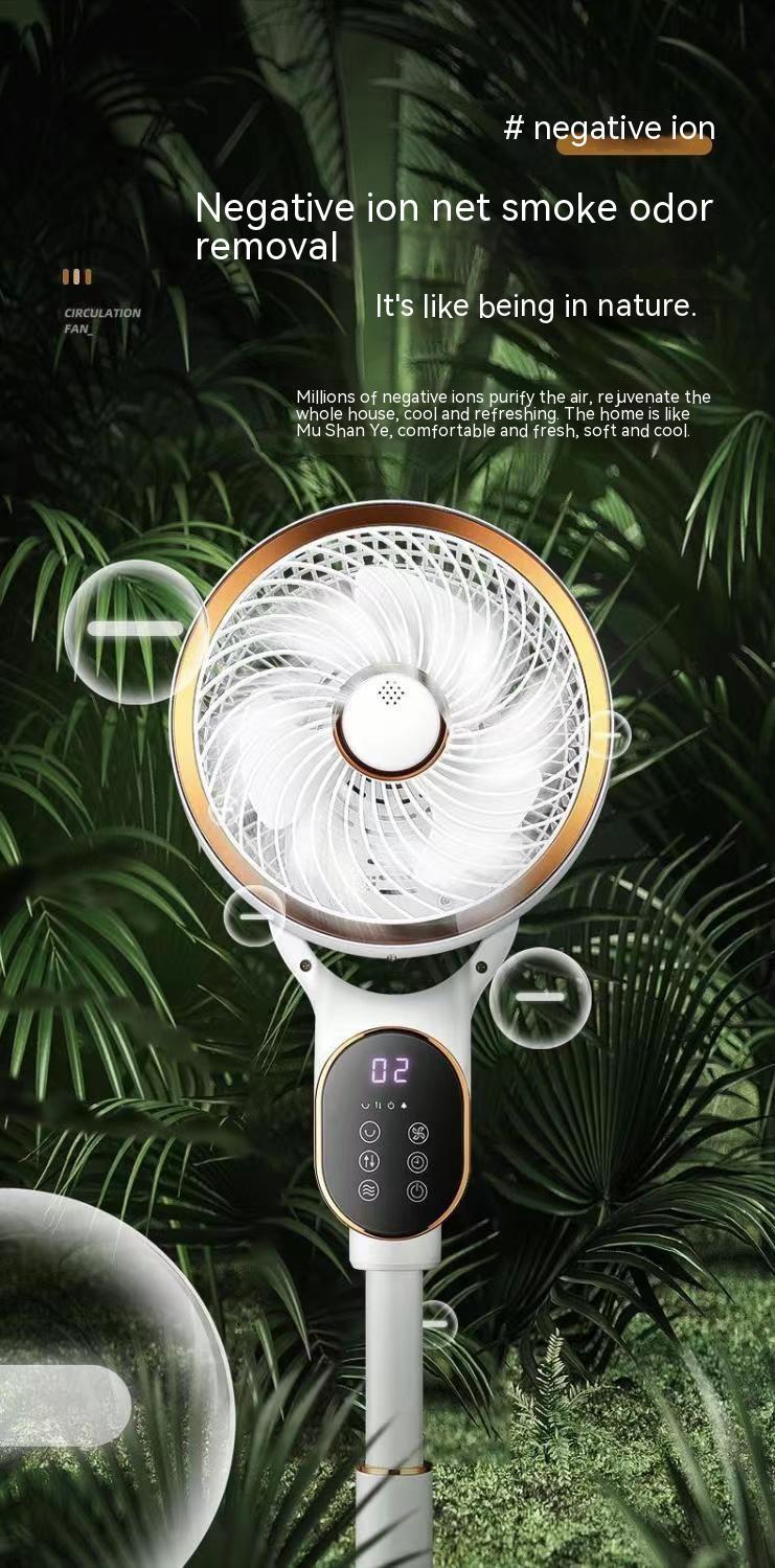 Ondaum Air Circulator Household Fan with Thermantidote Turbofan