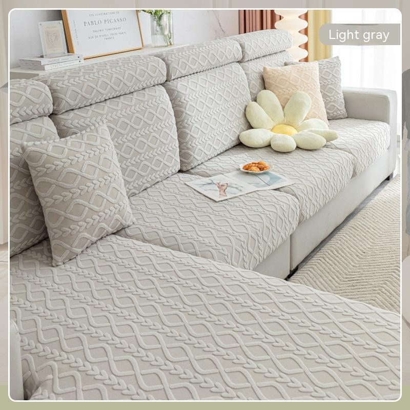 Jacquard Velvet Elastic All-inclusive Universal Sofa Cover