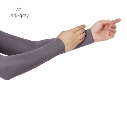 Soft Skin-friendly Elastic Base Sleeve Sun Protection Oversleeve