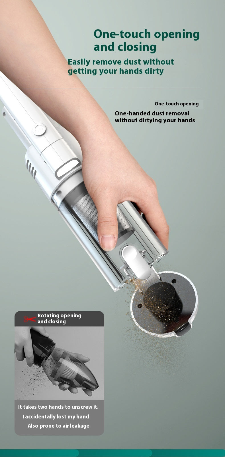 Car A Suction Machine Wireless Dual-use Portable Handheld Super Power High Suction Rechargeable Vacuum Cleaner