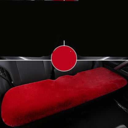 Winter Rabbit Plush Car Seat Cushion Single Piece Square