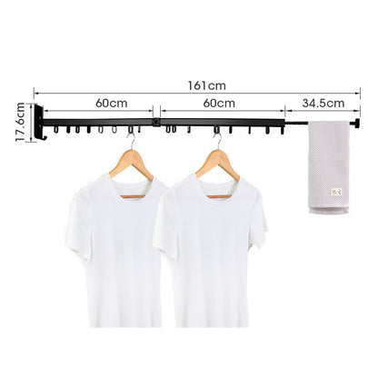 Balcony Wall Hanging Invisible Retractable Drying Rack
