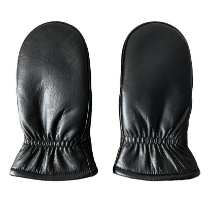 Winter Sheepskin Leather Hand Warm Gloves