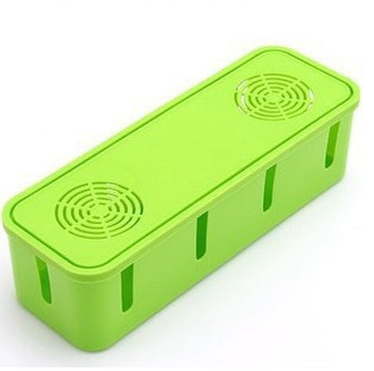 Desktop Socket Storage Box Wire Socket Data Cable Fixed Winding Box