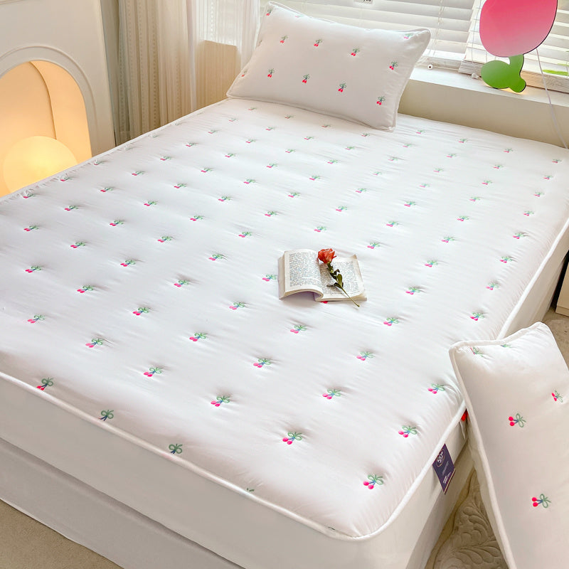 Maternal and Infant Grade Cotton Fitted Sheet – Single/Pair Options for Simmons Mattress