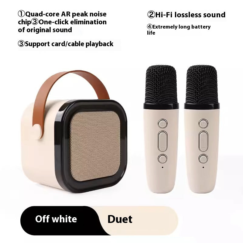 Wireless Bluetooth Mini Microphone All-in-One KTV Machine