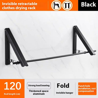 Ondaum Punch-Free Space Aluminum Foldable Wall Hanger