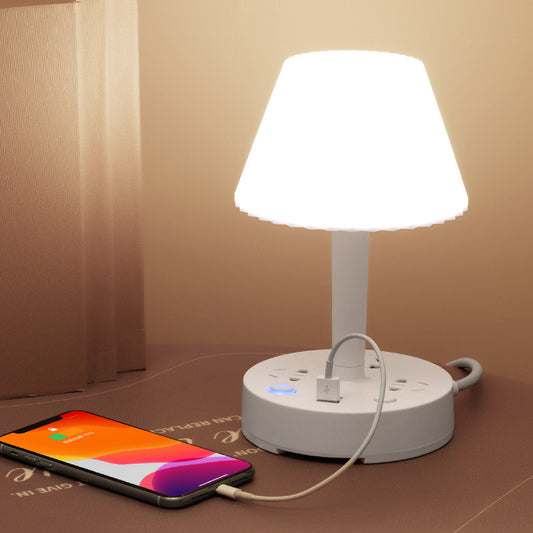 Creative Multi-function Conversion Socket Desk Lamp with USB