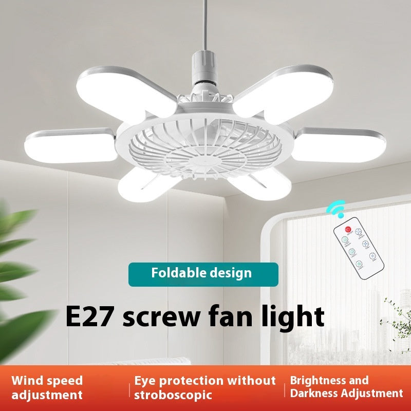 Ondaum E27 Screw Fan Lamp with Smart Remote Control