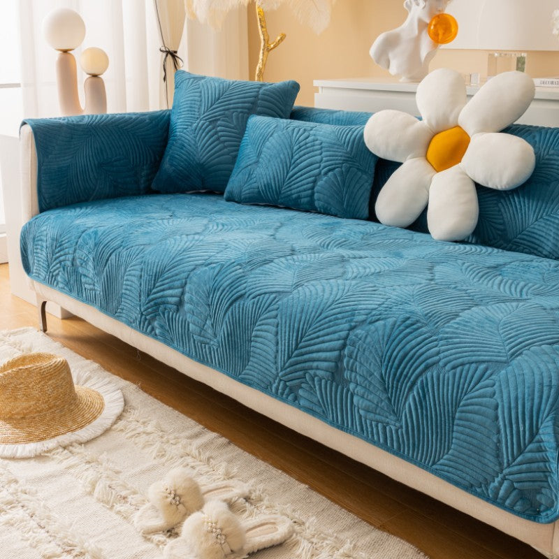 Embroidery Non-slip Four Seasons Universal Nordic Light Luxury Sofa Cover