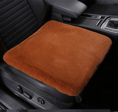 Winter Rabbit Plush Car Seat Cushion Single Piece Square