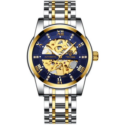 TEVISE Automatic Mechanical Men’s Watch – Waterproof Hollow Design