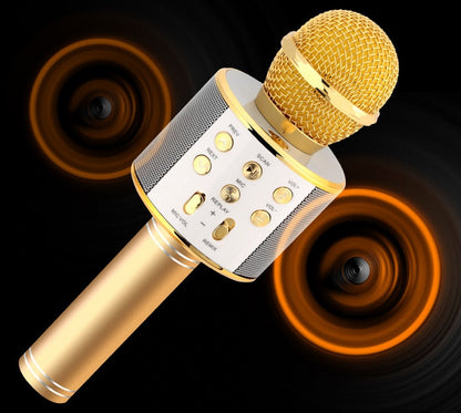 Portable Wireless Bluetooth Microphone with Mini KTV Speaker