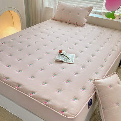 Maternal and Infant Grade Cotton Fitted Sheet – Single/Pair Options for Simmons Mattress