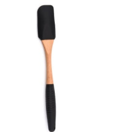 Silicone and Wooden Handle Kitchen Utensil Set