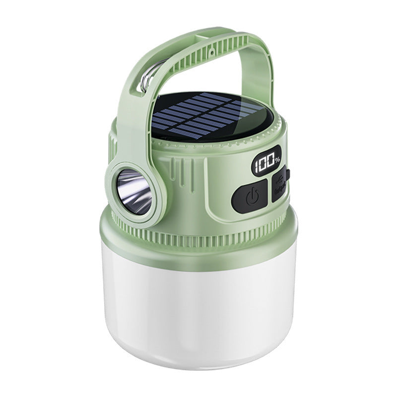 Solar Multi-Gear Adjustable Portable Camping Lantern. 