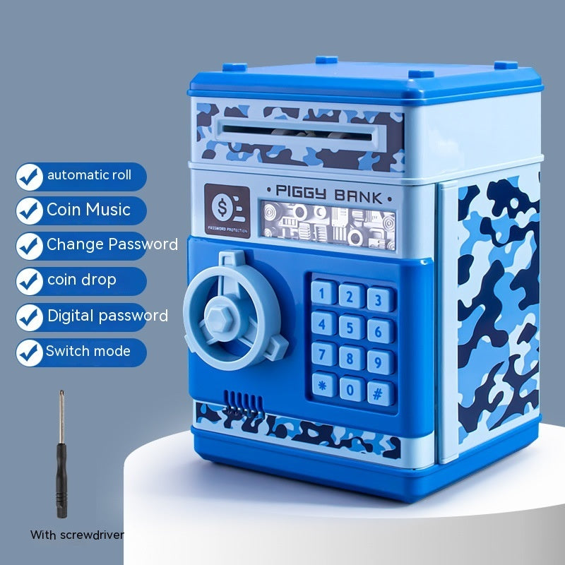 Creative Automatic Money Roll Password Coin Bank
