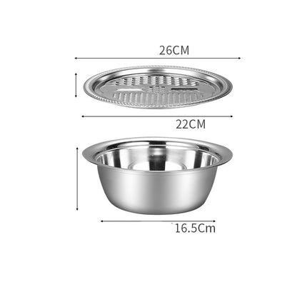 Household drain basket fruit basket