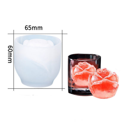Silicone Bear-Shaped Ice Cube and Candy Mold