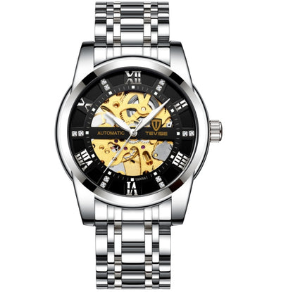 TEVISE Automatic Mechanical Men’s Watch – Waterproof Hollow Design