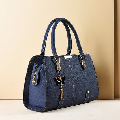 Large Capacity Lychee Pattern Women’s Handbag