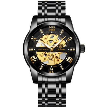 TEVISE Automatic Mechanical Men’s Watch – Waterproof Hollow Design