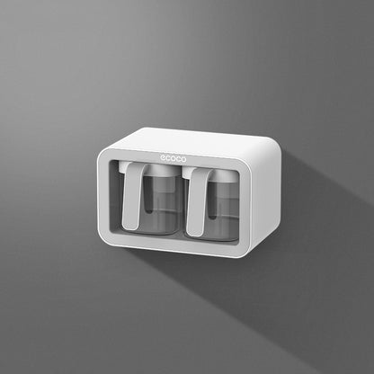 Integrated Multi-Compartment Spice Box with Salt Shaker