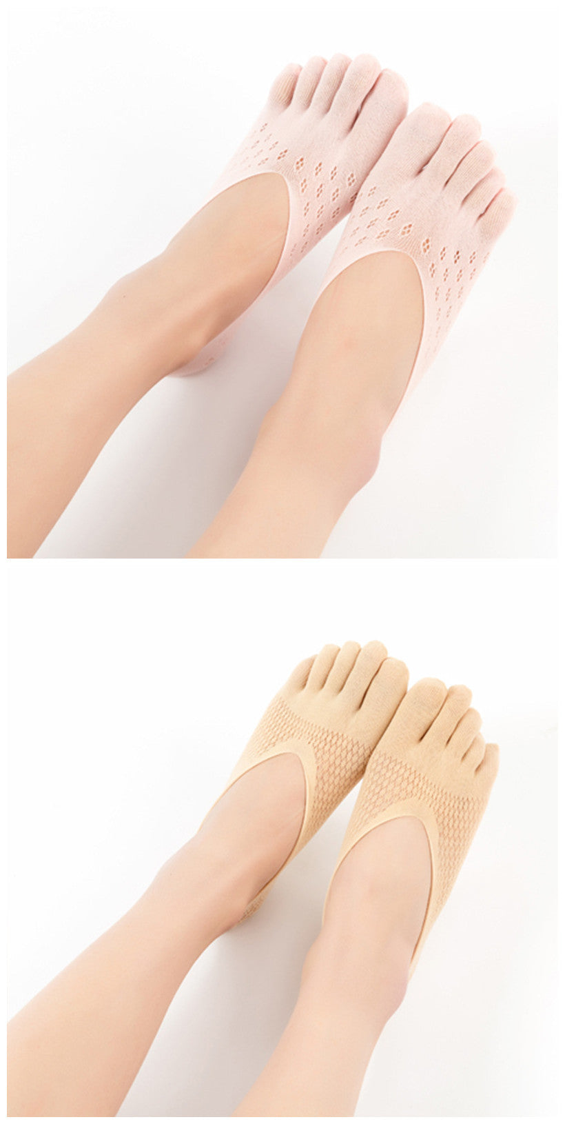 Ondaum Women's 5 Toe Socks