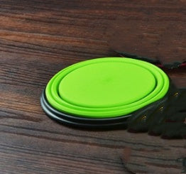 Portable 2-in-1 Pet Water & Food Bottle with Collapsible Bowl