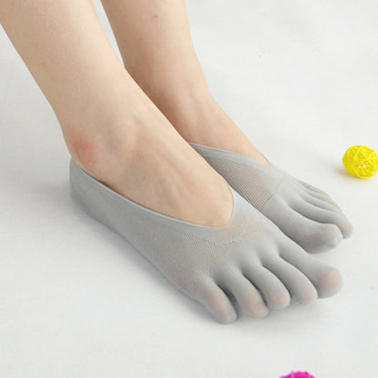 Women’s Ultra-Thin Invisible Toe Boat Socks
