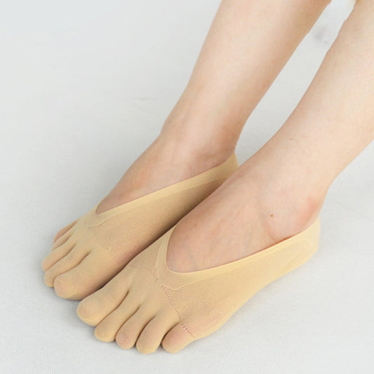 Women’s Ultra-Thin Invisible Toe Boat Socks