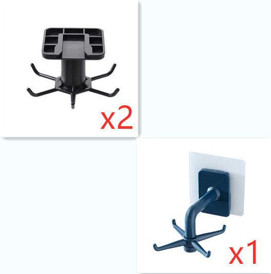 Hook Kitchen Storage Rack 360 Degree Rotation