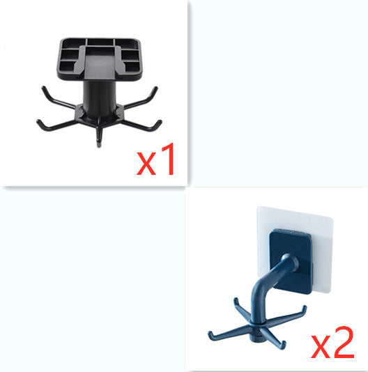 Hook Kitchen Storage Rack 360 Degree Rotation