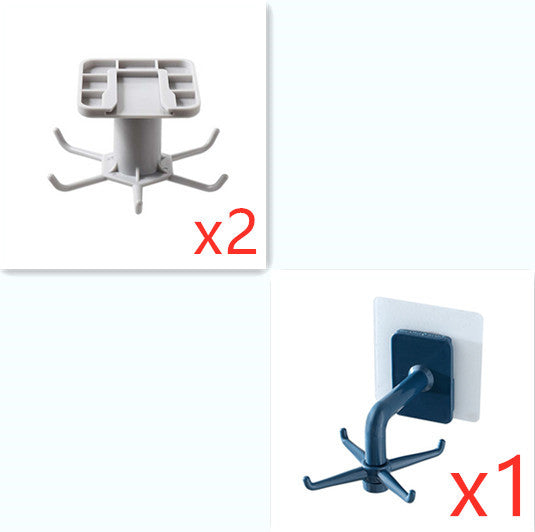 Hook Kitchen Storage Rack 360 Degree Rotation