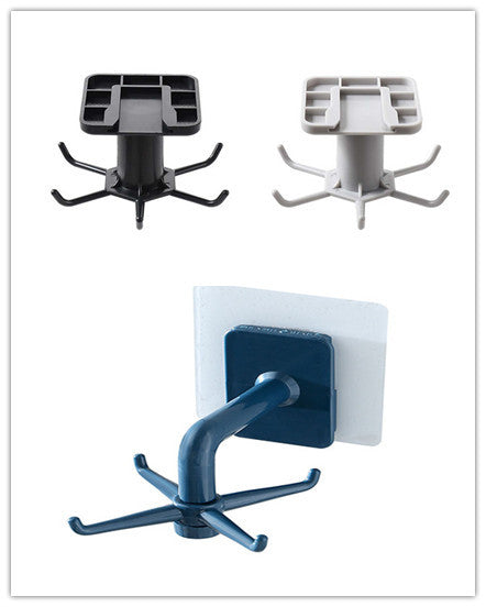 Hook Kitchen Storage Rack 360 Degree Rotation
