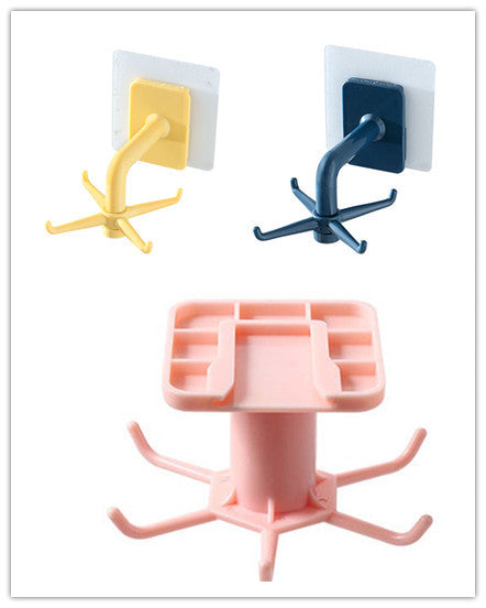 Hook Kitchen Storage Rack 360 Degree Rotation