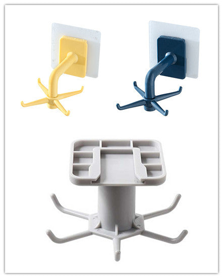 Hook Kitchen Storage Rack 360 Degree Rotation
