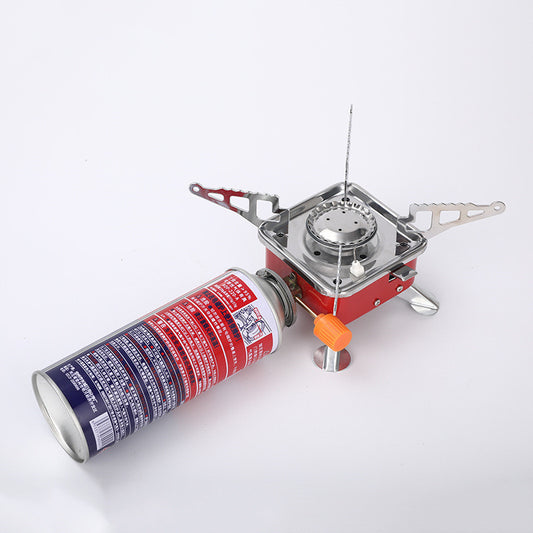 Portable Folding Gas Tank Stove – Compact & Powerful Outdoor Cooking