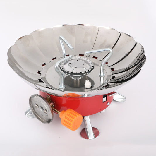 Portable Folding Gas Tank Stove – Compact & Powerful Outdoor Cooking