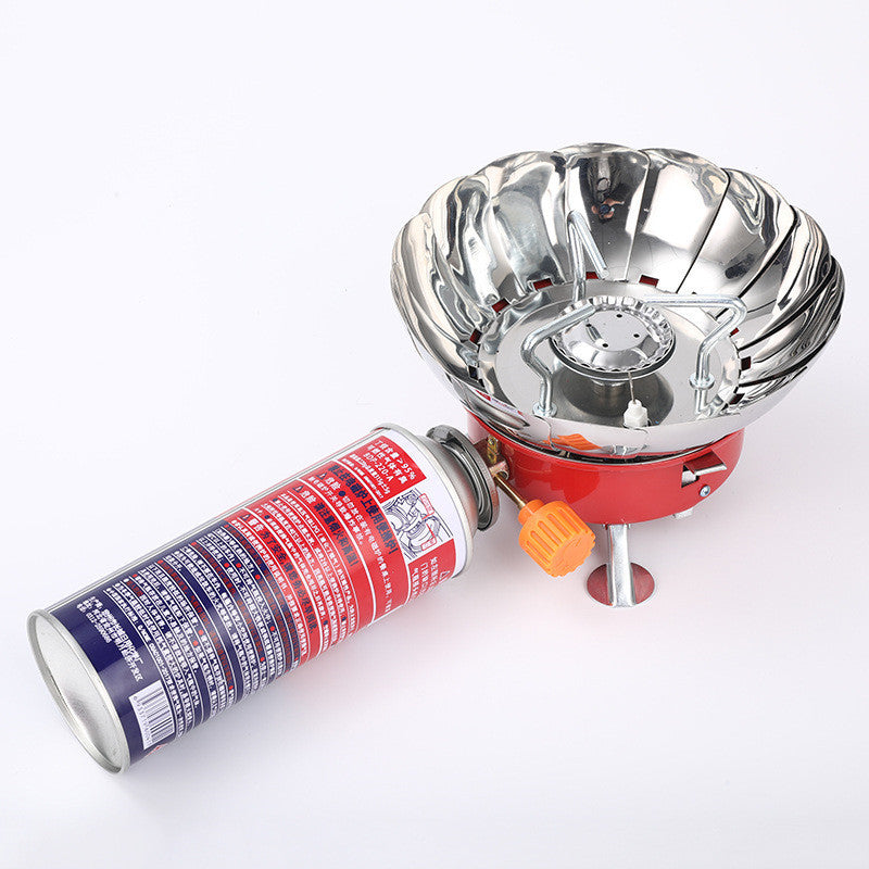 Portable Folding Gas Tank Stove – Compact & Powerful Outdoor Cooking