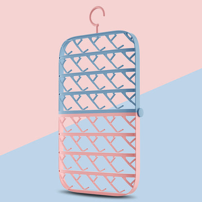 Plastic Sock Clip Foldable Storage Sock Rack