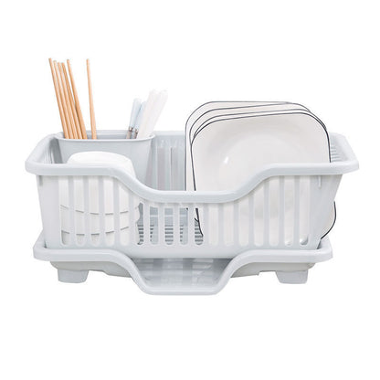 Kitchen Countertop Dish Drain Tray Water Rack