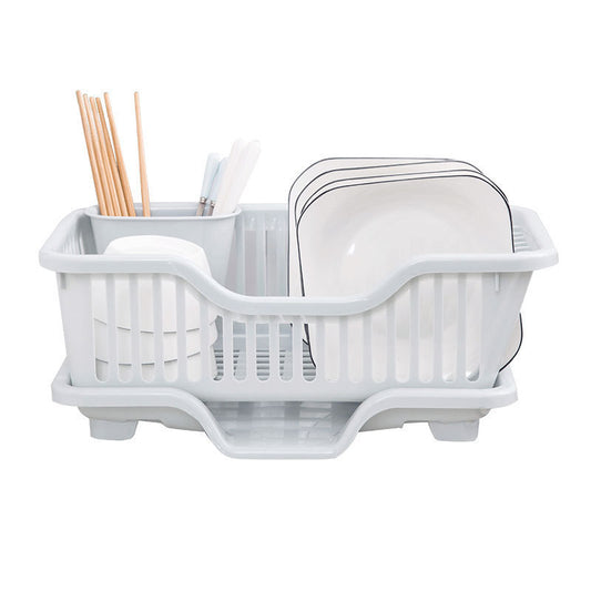 Kitchen Countertop Dish Drain Tray Water Rack