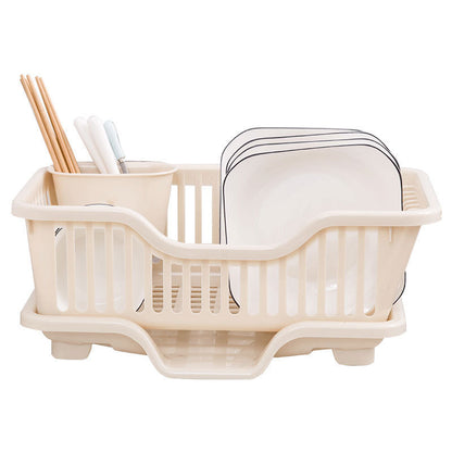 Kitchen Countertop Dish Drain Tray Water Rack