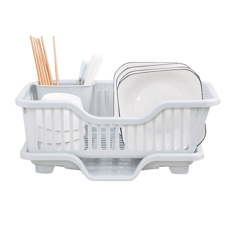 Kitchen Countertop Dish Drain Tray Water Rack