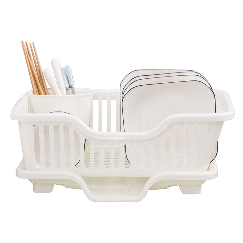 Kitchen Countertop Dish Drain Tray Water Rack