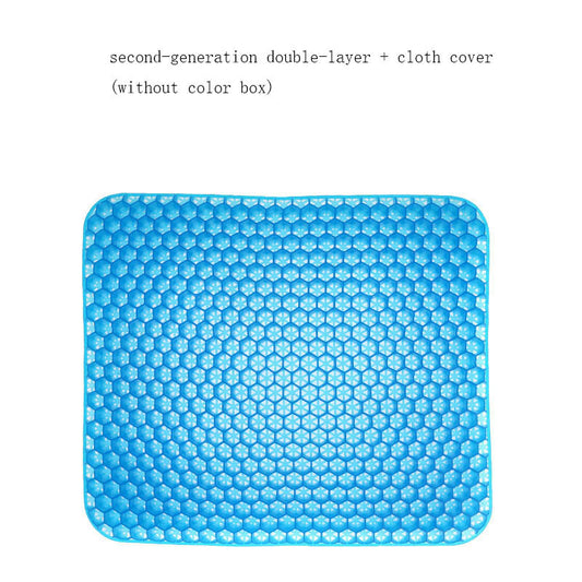 Summer Gel Cushion Honeycomb Car Seat Cushion Breathable Cool Student Cushion