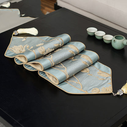 Chinese Style Cotton Table Runner – Dining and Coffee Table Decor