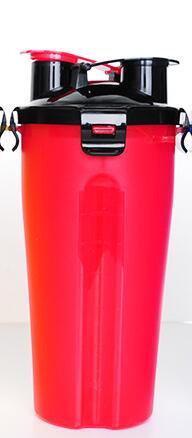 Portable 2-in-1 Pet Water & Food Bottle with Collapsible Bowl